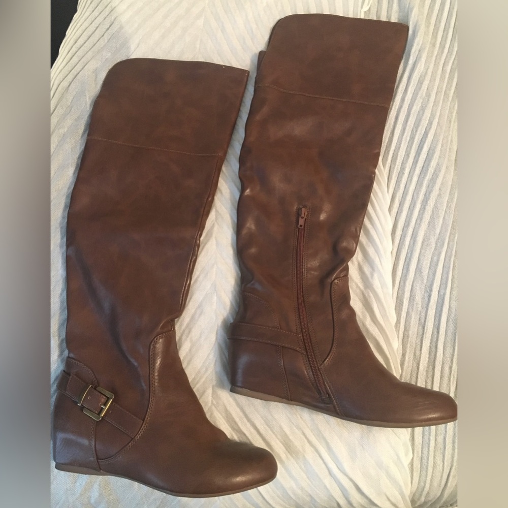 ALDO Women’s SKARIVANO Over The knee boots in brown